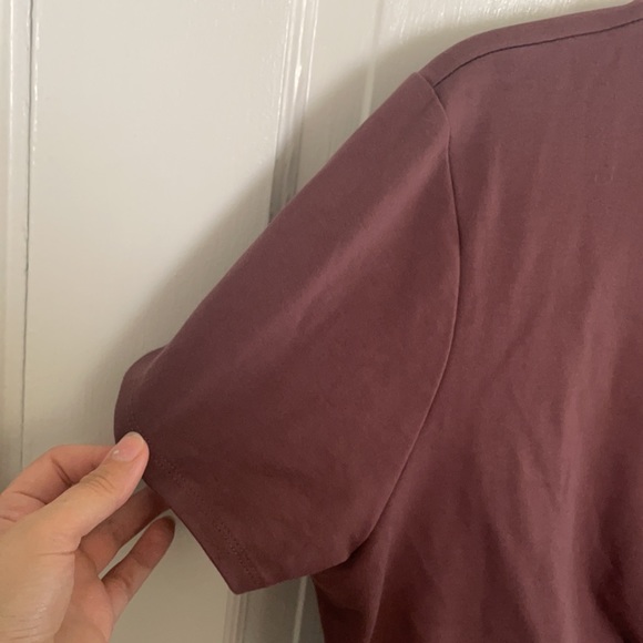 Large Purple Blouse with Knot by Express - Picture 5 of 8